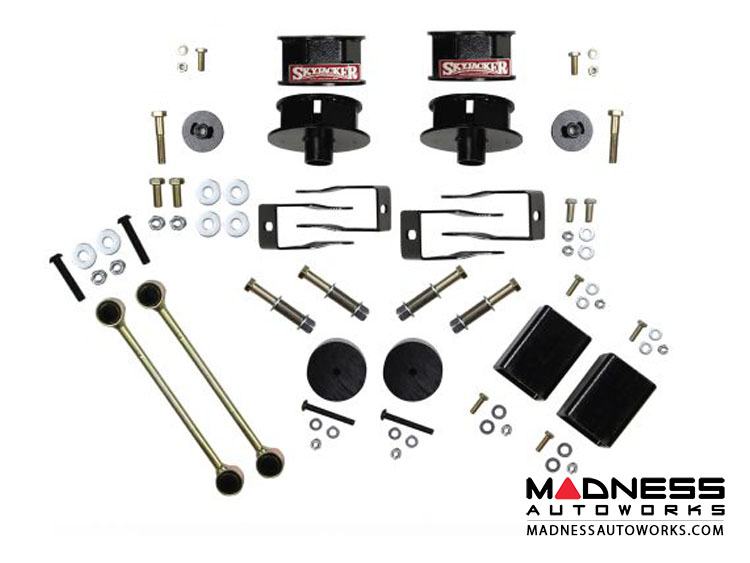 Jeep Wrangler JL Metal Spacer Kit w/ Shock Extension Brackets - 2.5" - All Models - 4WD